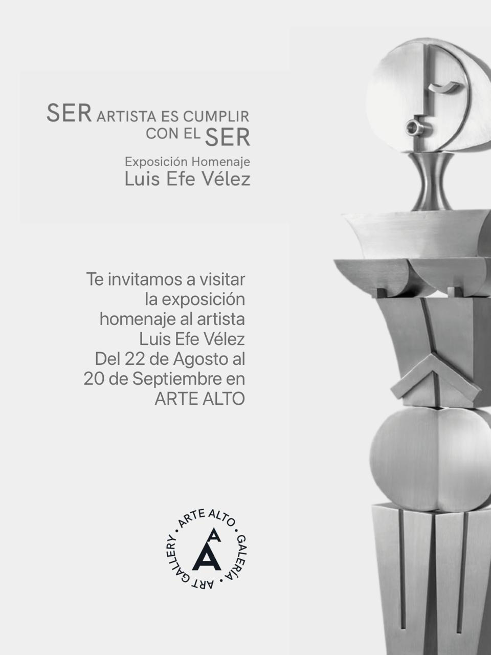 Exposición Ser artista es cumplir con el SER Visitar pagina exposición